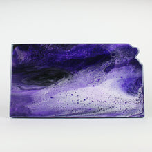 Load image into Gallery viewer, Purple Universe - Kansas Acrylic and Resin Art