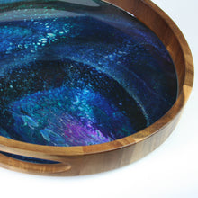 Load image into Gallery viewer, Galaxy - Acrylic and Resin Art Wooden Tray