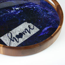 Load image into Gallery viewer, Home - Acrylic and Resin Art Wooden Tray