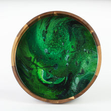Load image into Gallery viewer, Green Machine - Acrylic and Resin Art Wooden Tray