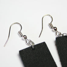 Load image into Gallery viewer, Leather Earrings - Wide Teardrop
