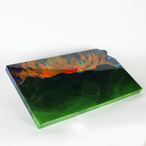 Fire in the Sky - Kansas Acrylic and Resin Art