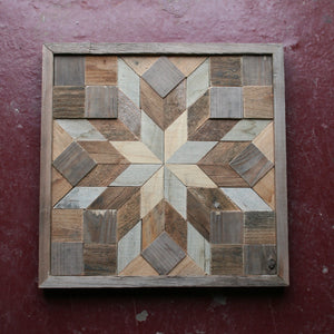 Wood Quilt Block