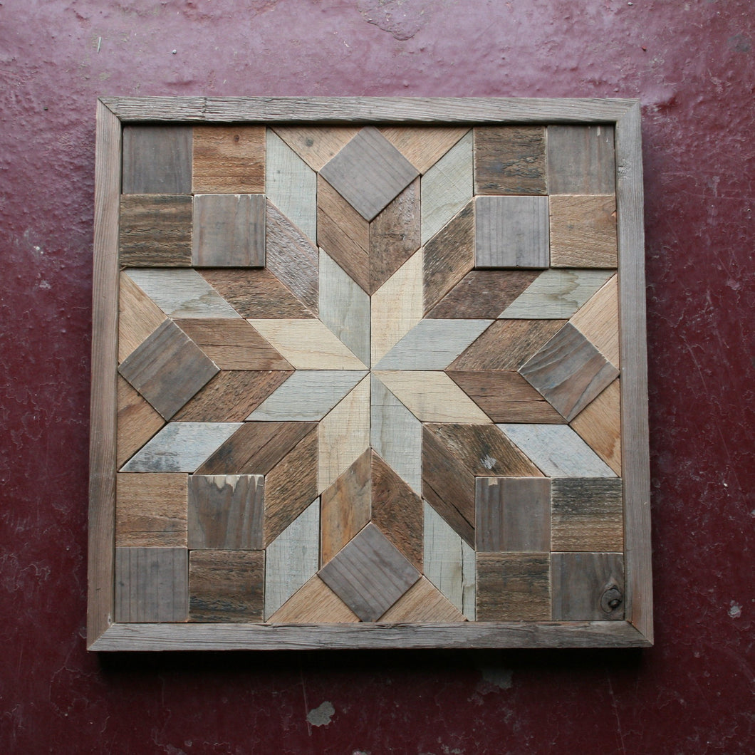 Wood Quilt Block