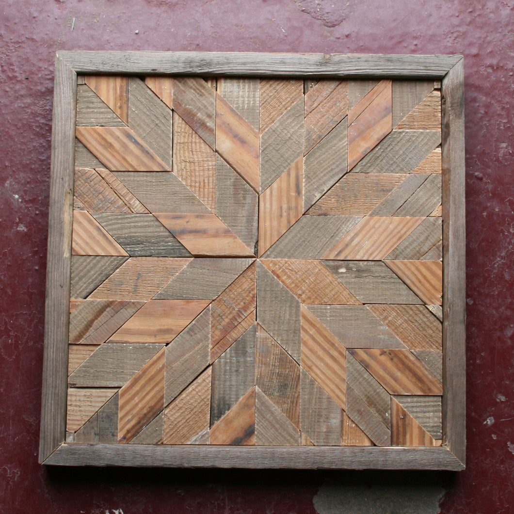Wood Quilt Block