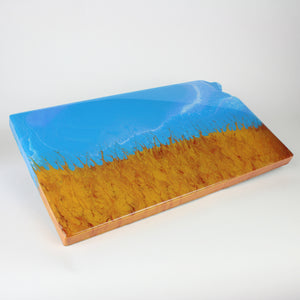 Prairie Sky - Kansas Acrylic and Resin Art