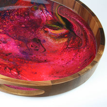 Load image into Gallery viewer, Pinkalicious - Acrylic and Resin Art Wooden Tray

