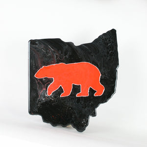 Tundra Stroll - Ohio Acrylic and Resin Art