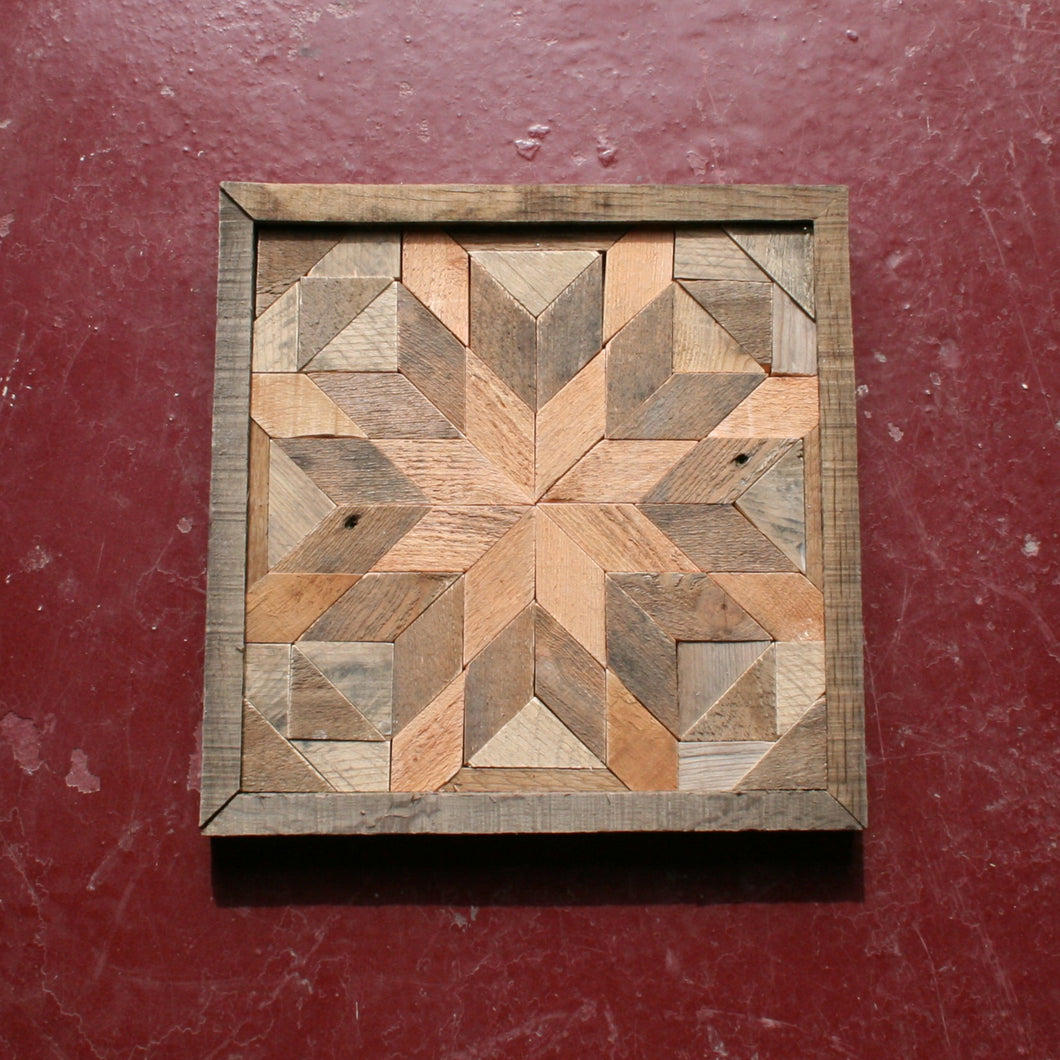 Wood Quilt Block